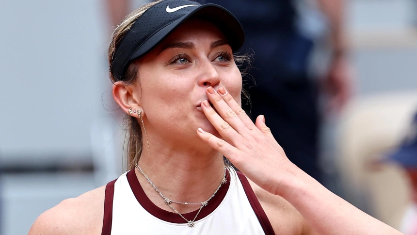 Paula Badosa, en Roland Garros