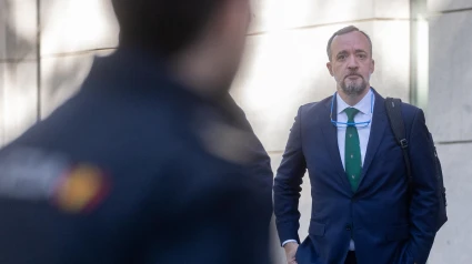 El ex secretario de Estado de Seguridad Francisco Martínez a su llegada para declarar en la Audiencia Nacional