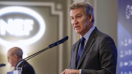 El presidente del PP, Alberto Núñez Feijóo