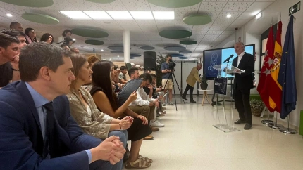 Juan Carlos Ramos, director general de la Fundación COPE, durante la entrega de premios