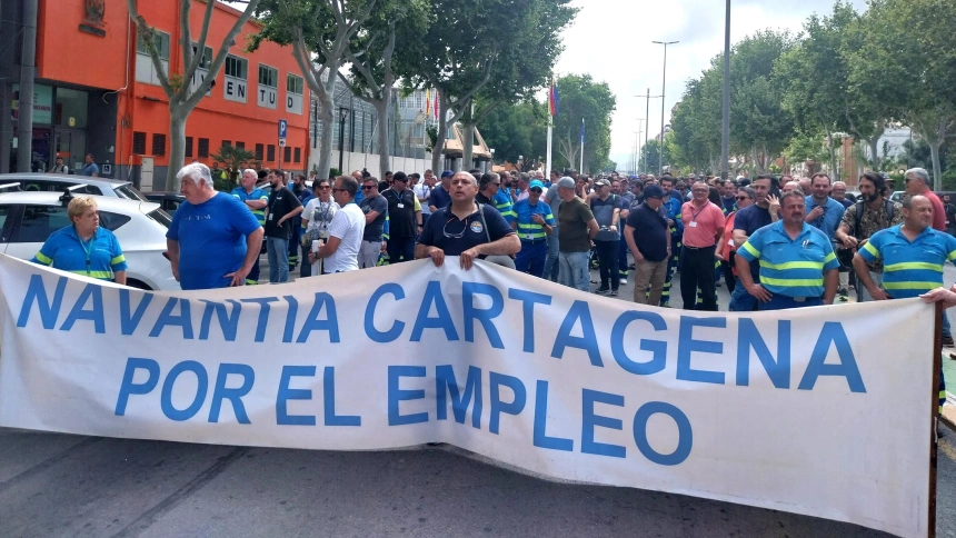 Protesta de Navantia Cartagena