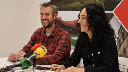 O nacionalista Rubén Arroxo e a socialista Ana González Abelleira son os voceiros do goberno municipal de Lugo