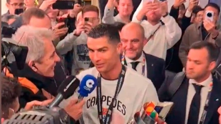 El esperado reencuentro de Manolo Lama con Cristiano Ronaldo