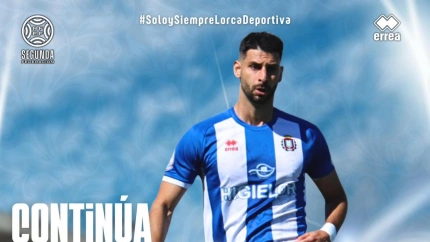 Galiano, jugador del CF Lorca Deportiva