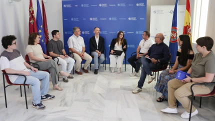 Reunión del Consejo de Estudiantes con el rector de la UPCT