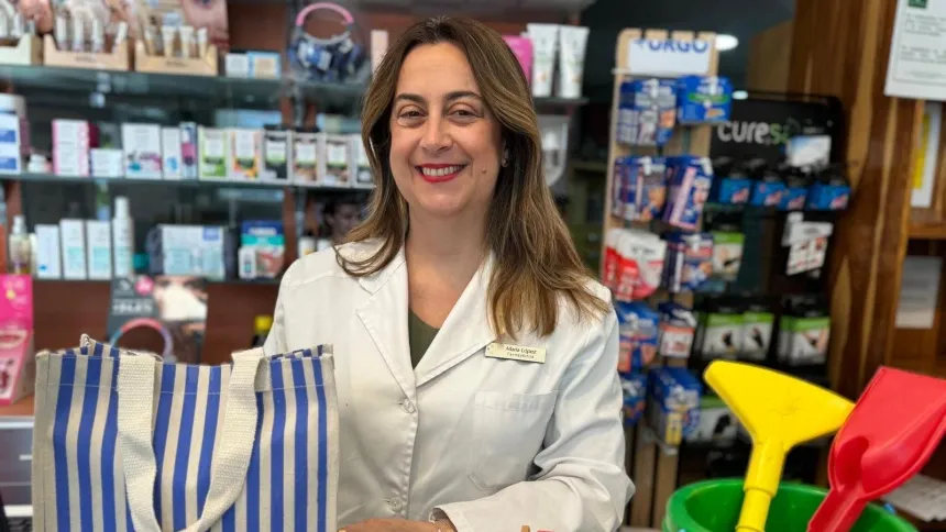 María López Naharro, Vicesecretaria del Colegio de Farmacéuticos de Cádiz