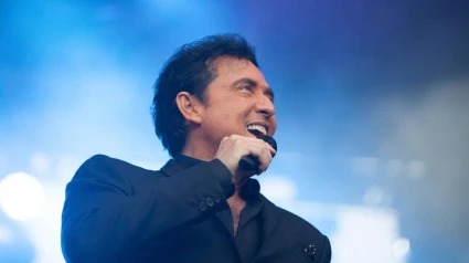 P8W3X4 P8W3X4 Edinburgh, Scotland. UK. 13 July. Il Divo performs as part of UK Tour 2018 in the Edinburgh CastleOs Esplanade on 13 July 2018. Pictured: Carlos Marin. Photo: Pako Mera/Alamy Live News.