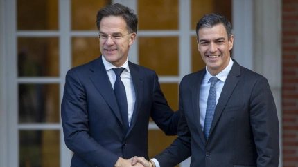 (Foto de ARCHIVO)January 27, 2025, Madrid, Madrid, Spain: Mark Rutte, Secretary General of NATO, together with Pedro Sanchez, President of the Spanish Government during an official visit to the Moncloa Palace in Madrid.Europa Press/Contacto/Luis Soto27/1/2025