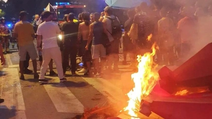 Cuarto día de prostestas en la puerta de Navantia