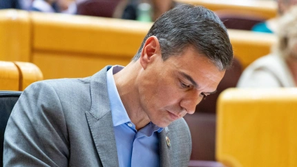 Pedro Sánchez Pérez-Castejón en las pocas veces que ha asistido al pleno del Senado