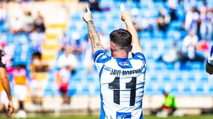 Javi Moreno cierra su etapa en el Hércules.