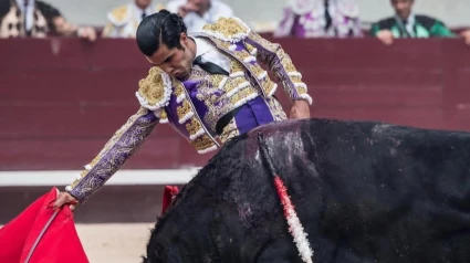 Diego San Román durante su actuación en Istres (Francia)