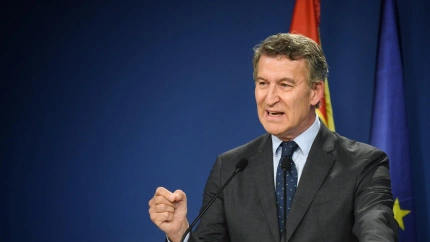 El presidente del Partido Popular, Alberto Núñez Feijóo