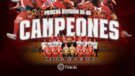 El Jimbee Cartagena, campeón de la liga de fútbol sala