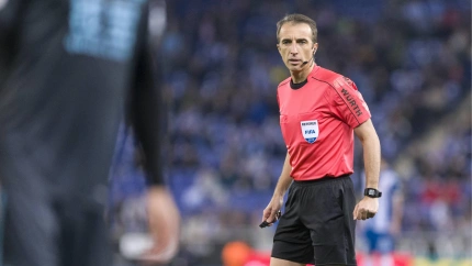 Fernández Borbalán, durante un encuentro en activo