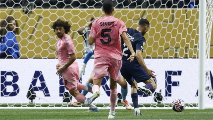 Achraf Hakimi marca el 4-0 del PSG contra el Inter Miami