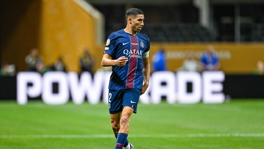 Achraf Hakimi, durante el encuentro ante el Inter Miami