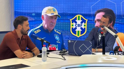 Davide Ancelotti, con Juanma Castaño en El Partidazo de COPE