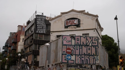 Edificio okupado en Barcelona, imagen de archivo