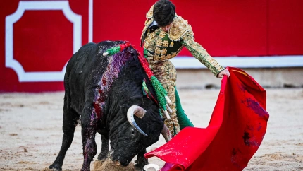 Natural de Aarón Palacio durante su actuación este sábado en Pamplona