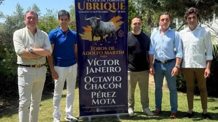Presentación del cartel de la corrida de toros que programa Ubrique (Cádiz)