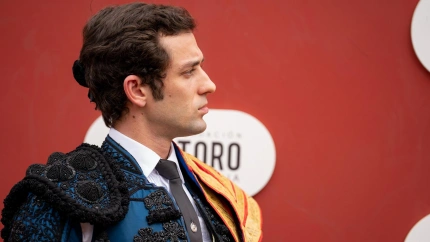 Álvaro Burdiel antes del paseíllo el pasado sábado en Valdetorres de Jarama