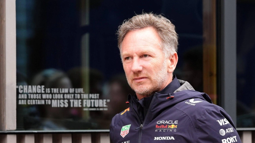 Christian Horner, hasta ahora jefe de la escudería Red Bull, el domingo en el circuito de Silverstone.