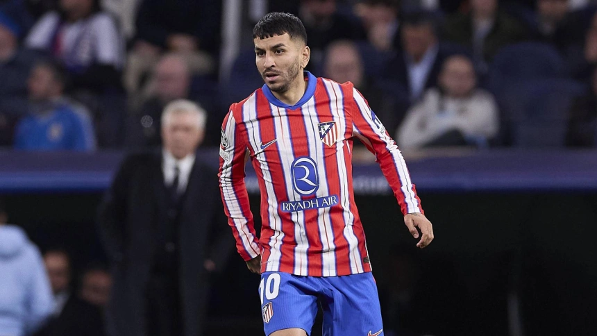 Ángel Correa durante un partido del Atlético de Madrid