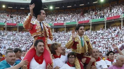 Tomás Rufo y Morante de la Puebla, a hombros este miércoles en Pamplona