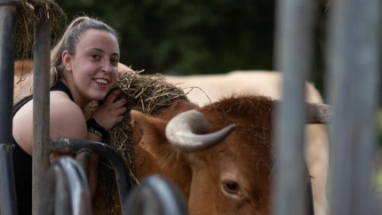 Lucía Casal, influencer del rural gallego