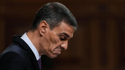 Pedro Sánchez durante un pleno extraordinario en el Congreso de los Diputados