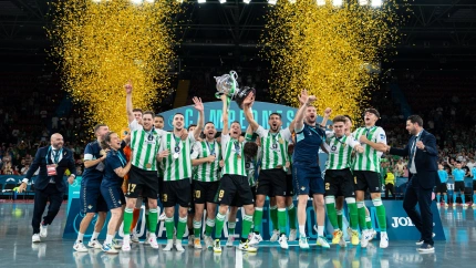 El Betis ganó la Copa del Rey de 2024, el mayor éxito de su sección.