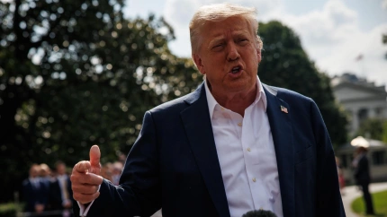 El presidente de Estados Unidos, Donald Trump