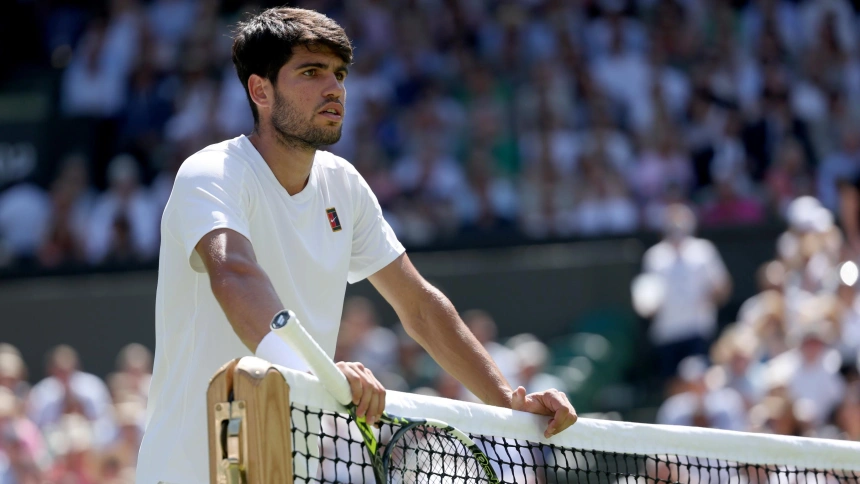 Carlos Alcaraz en Wimbledon