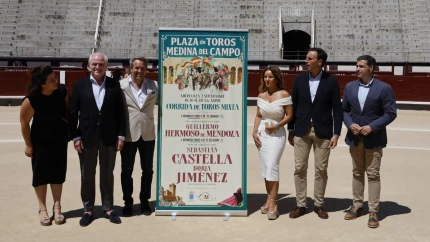 Presentación del cartel de Medina del Campo en la plaza de toros de Las Ventas