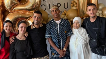 Lamine Yamal celebrando su 18 cumpleaños