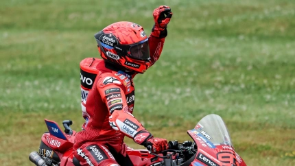 Marc Márquez, en el GP de Alemania