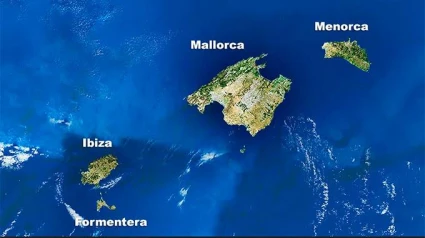 Mapa de las Islas Baleares