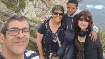 Sonia, madre de acogida de Yusef, un niño saharaui que vuelve a Valladolid para pasar sus 'Vacaciones en paz'