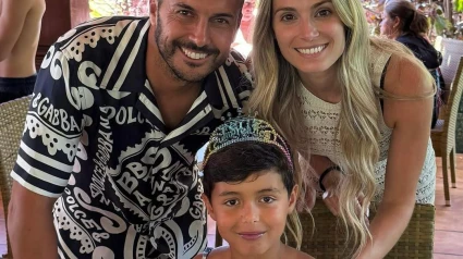 Imagen del cumpleaños del hijo de Pedri