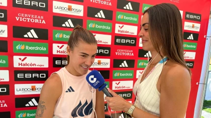 Andrea Peláez con Patri Guijarro