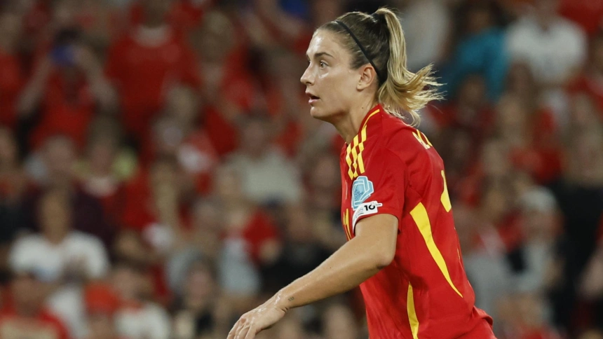 Alexia Putellas, con la selección española