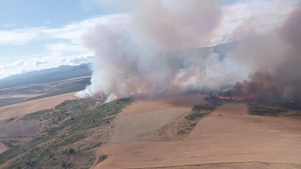 Investigado un agricultor por el incendio forestal declarado en Ferreras de Cepeda (León)