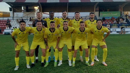 Once del CF Lorca Deportiva ante el Olímpico de Totana