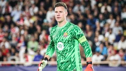 Marc-Andre Ter Stegen durante un partido del Barcelona