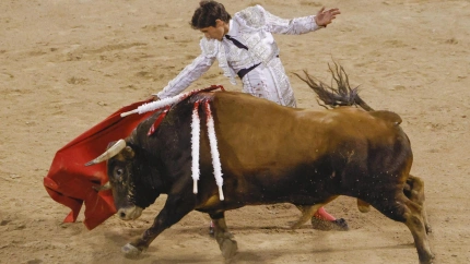 Sebastián Castella, durante su actuación este jueves en Palma de Mallorca