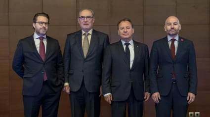 De izquierda a derecha: Miguel Nicolás, Vicente Nomdedeu, Ismael García y Alberto Echavarría.