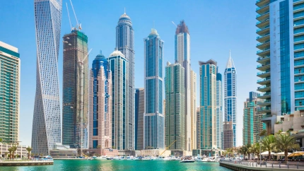 Skyline de la ciudad de Dubai