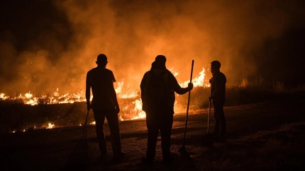 El fuego arrasa España