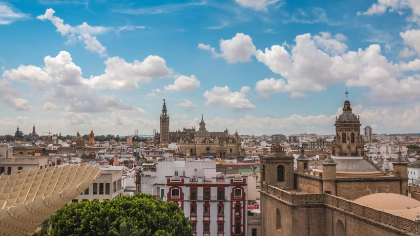 Vista panorámica de Sevilla